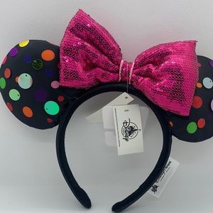 Minnie Mouse polkadots headband